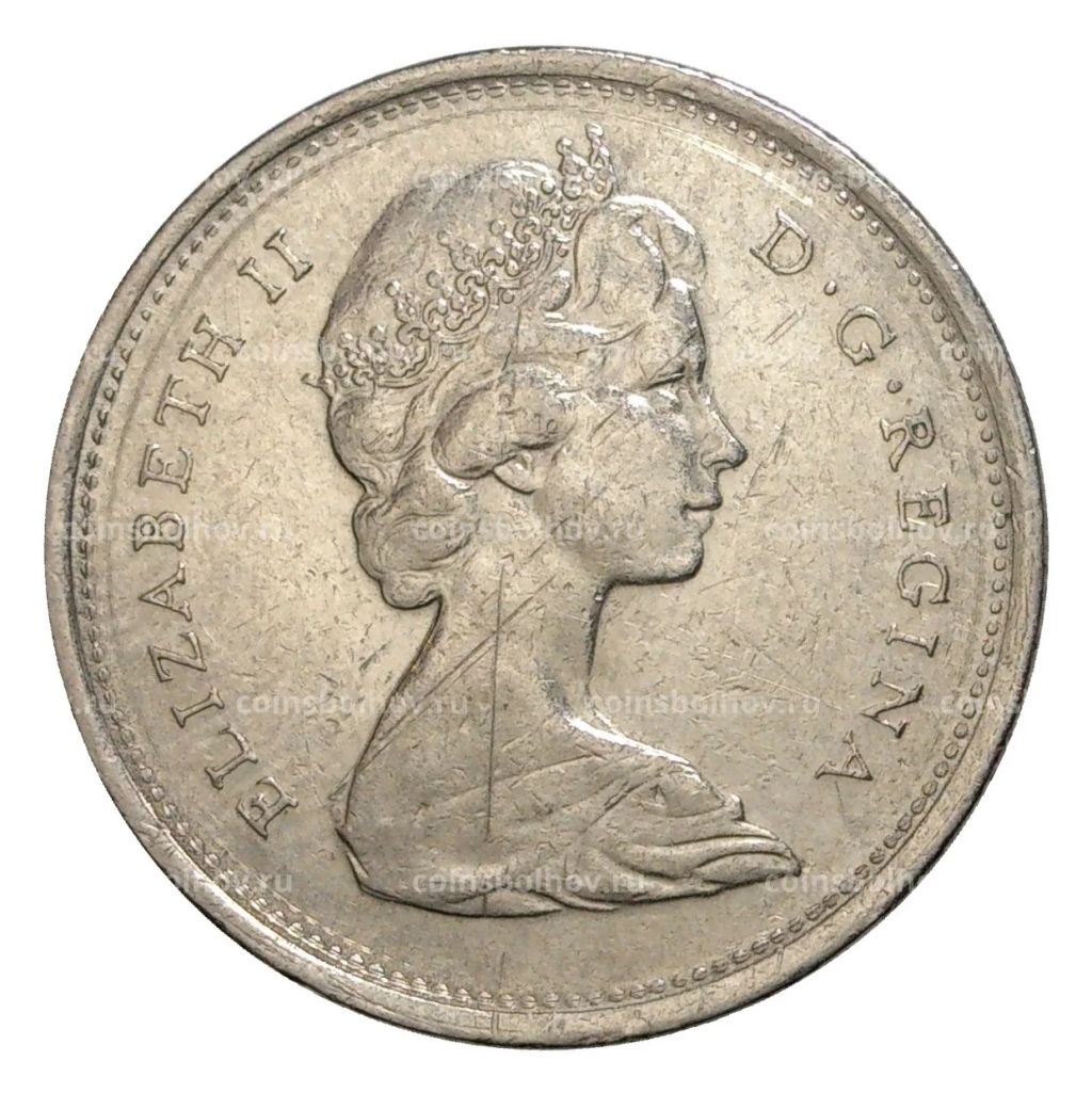 25 центов 1975 года Канада