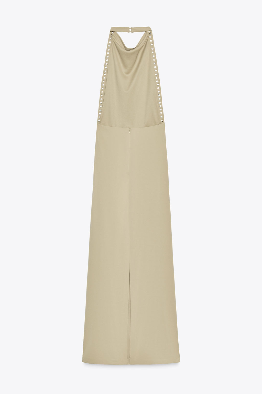 STUDDED HALTER DRESS - Zara фото 9