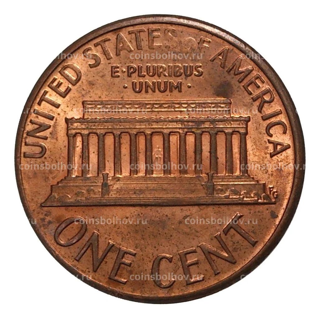 Монета 1 цент 1988 года