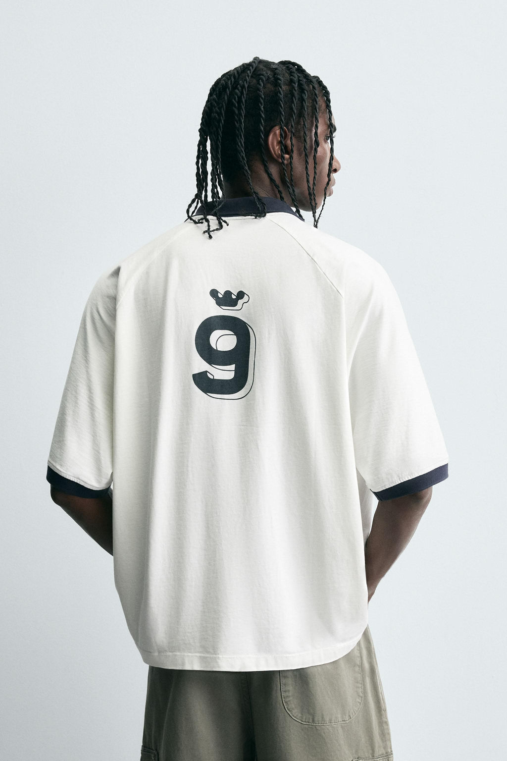 RETRO FOOTBALL PRINT POLO SHIRT - Zara фото 3