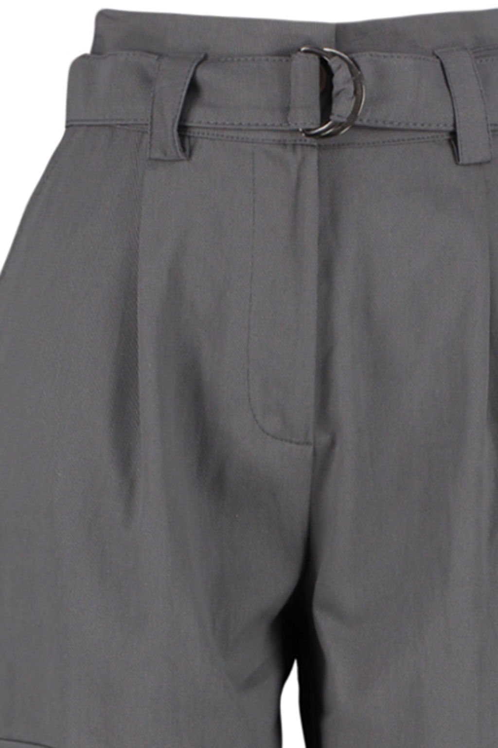 Gri Kemerli Kargo Dokuma Pantolon TWOSS21PL0138