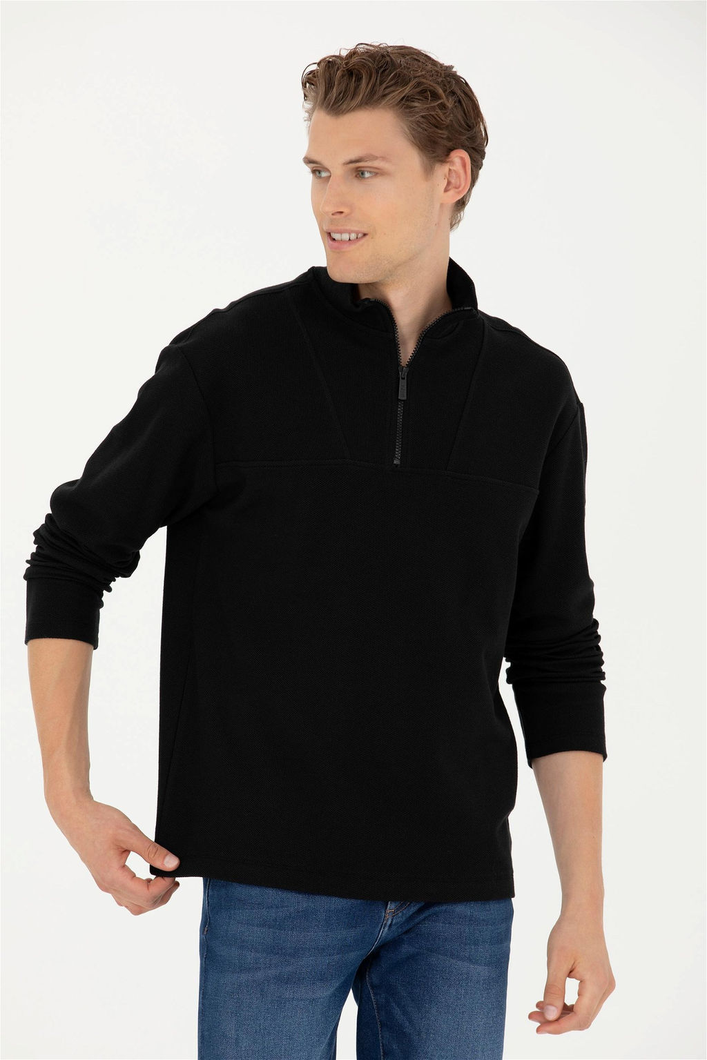 Мужской черный свитшот - U.s. polo assn фото 10