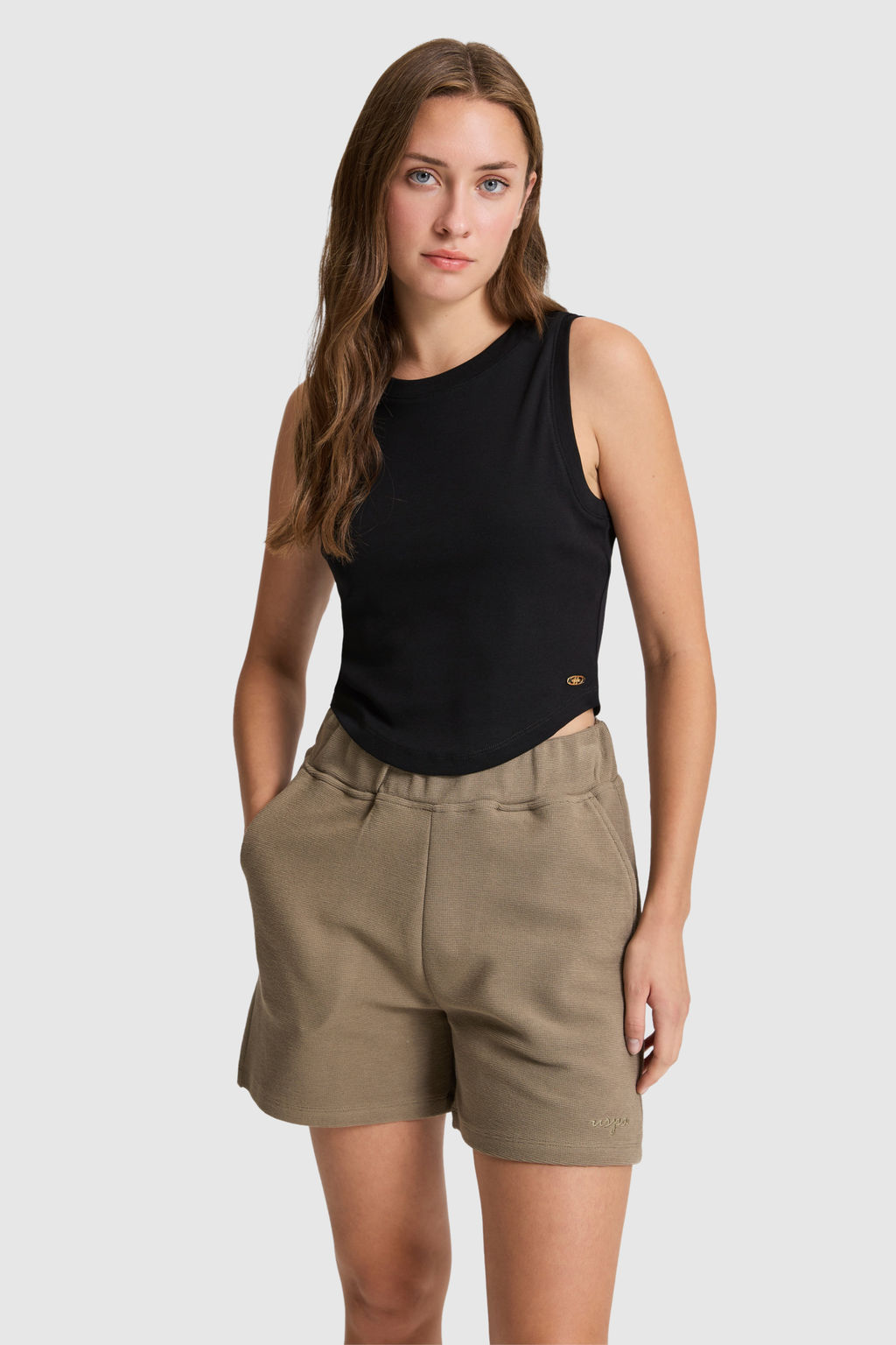 Kad_n Siyah Bisiklet Yaka Basic Ti__rt - U.s. polo assn фото 3