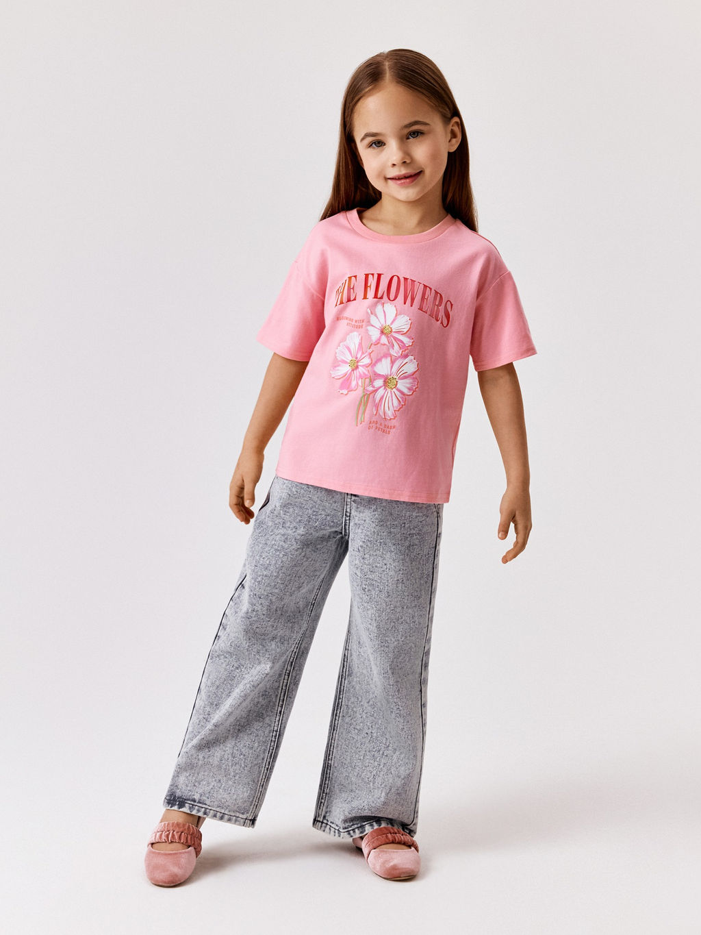 ACOOLA / Футболка детская для девочек Aristeya розовый фото 6