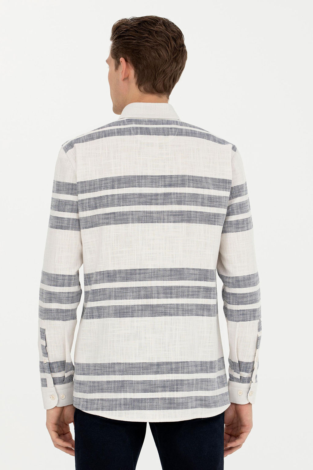Мужская рубашка с длинным рукавом Stone - U.s. polo assn фото 19