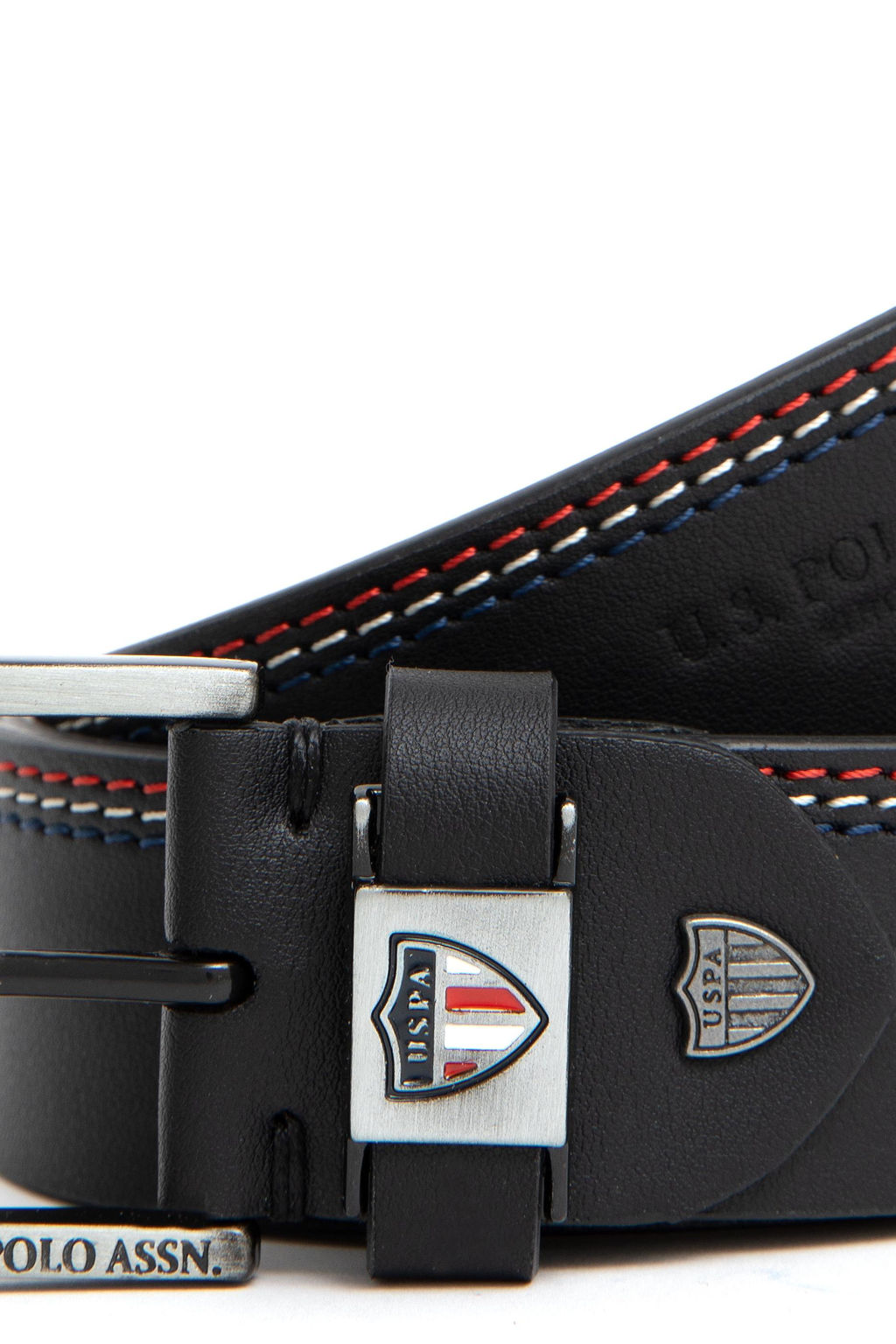 Мужской черный пояс - U.s. polo assn фото 4