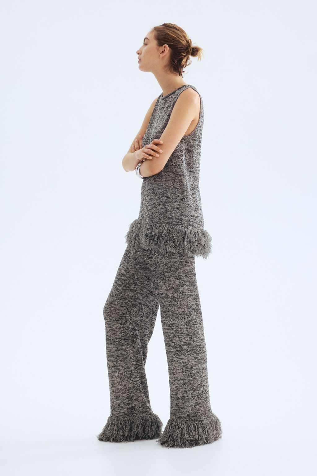 Pantal?n con flecos - H&m фото 2