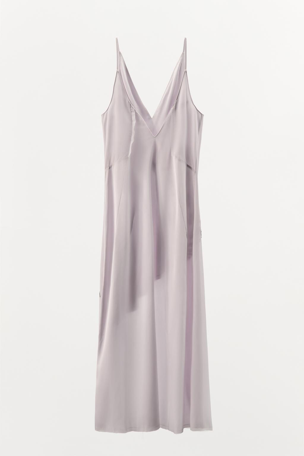 CREPE DRESS WITH BEADS AND EMBROIDERY - Zara фото 6