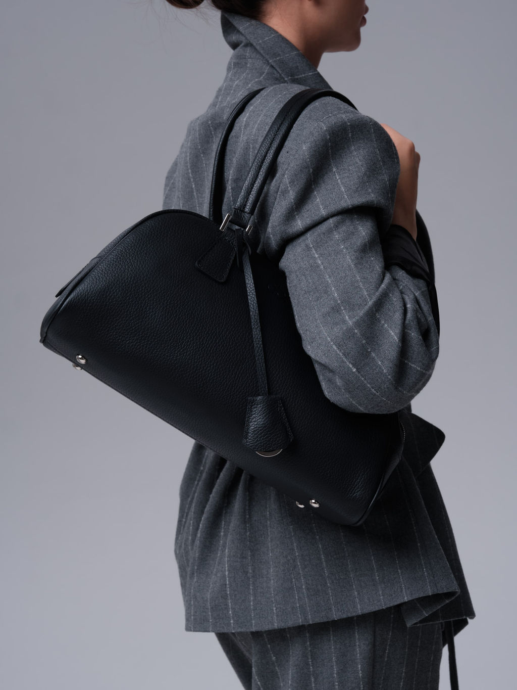 Кожаная сумка Charlotte DBR 31358 черный  фото 2