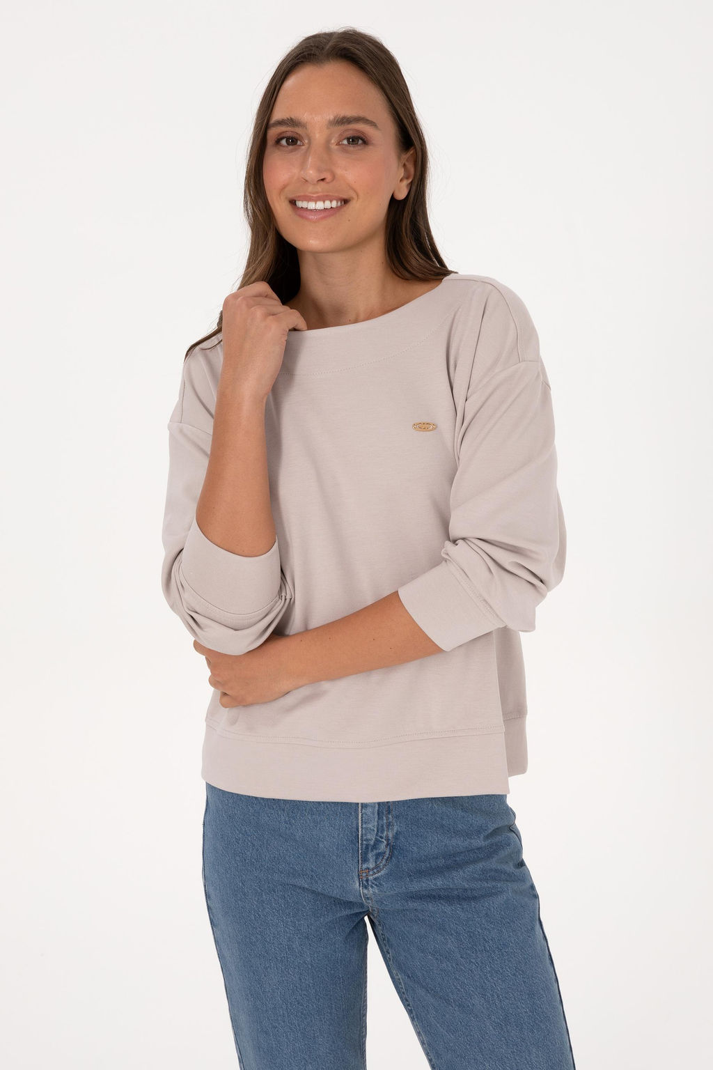Kad_n Ta_ Sweatshirt Sepette S_rpriz _ndirim