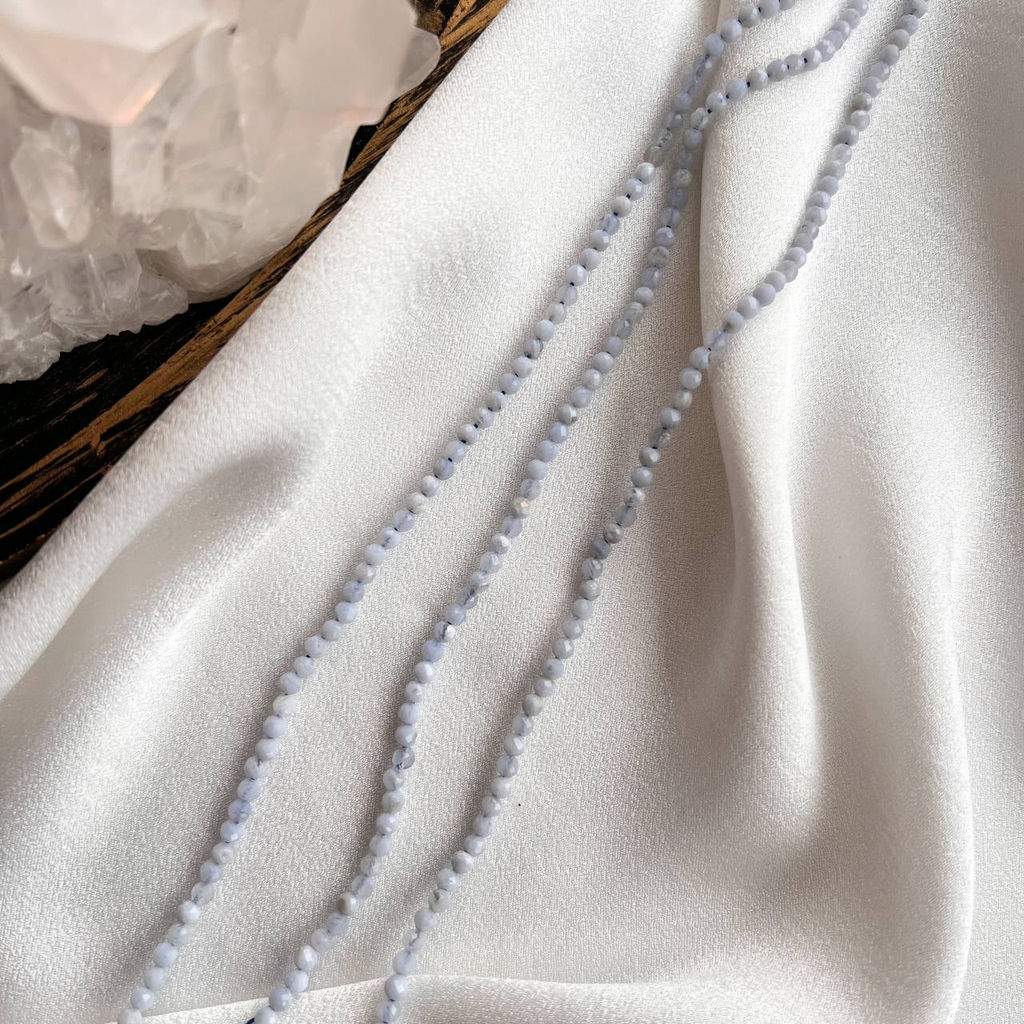 Бусины для украшений из Голубого Агата