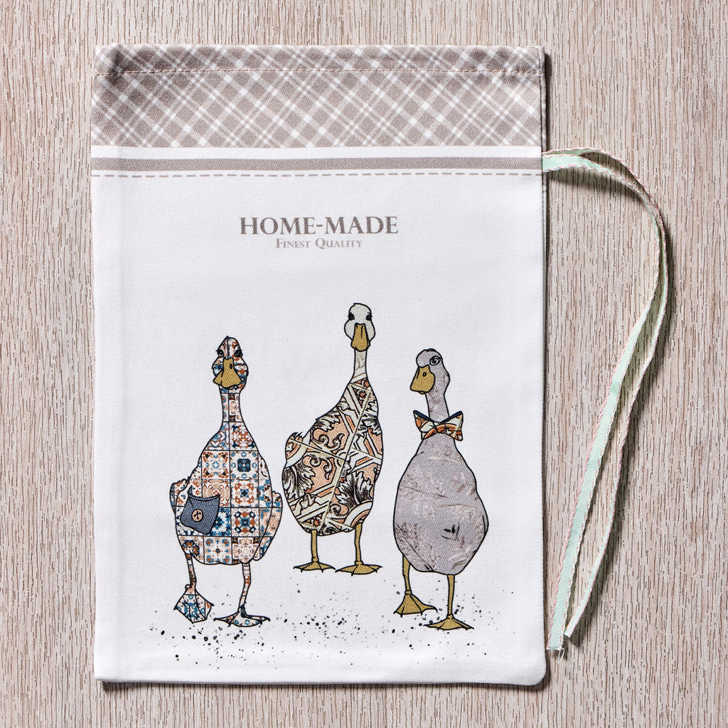 НАБОР МЕШОЧКОВ ИЗ 2-Х Ш FAMILY FARM 20Х29СМ,100% ХЛОПОК,КЛЕТКА,ТВИЛ,ПРОПИТКА - Lefard фото 4