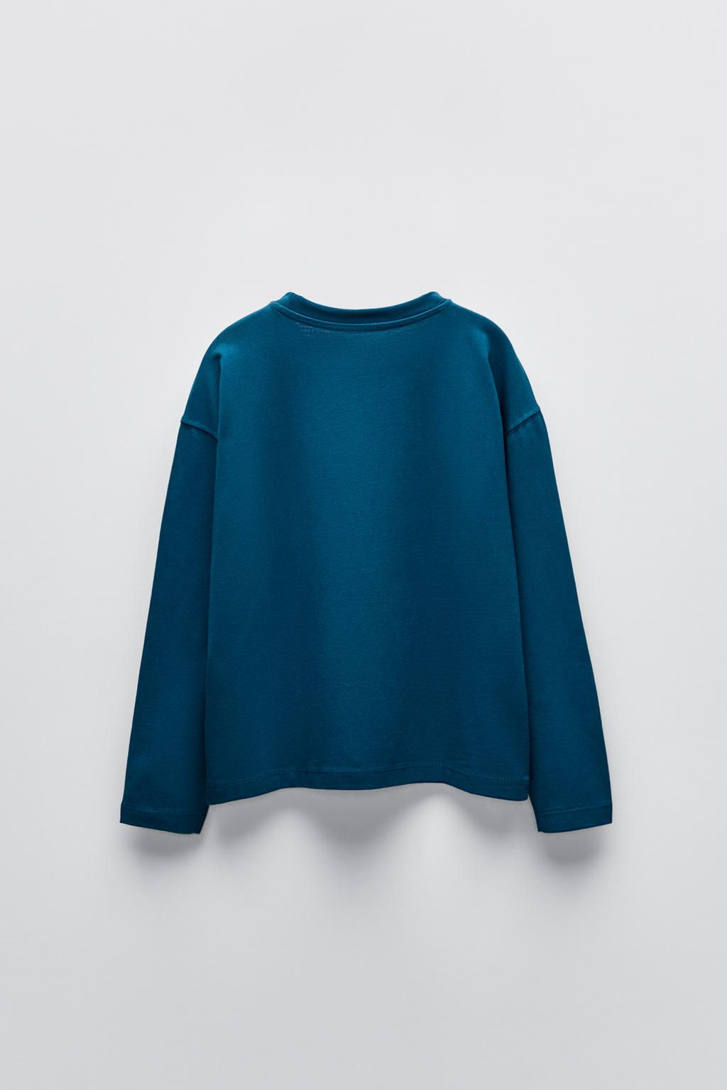 T-SHIRT WITH SLOGAN - Zara фото 5