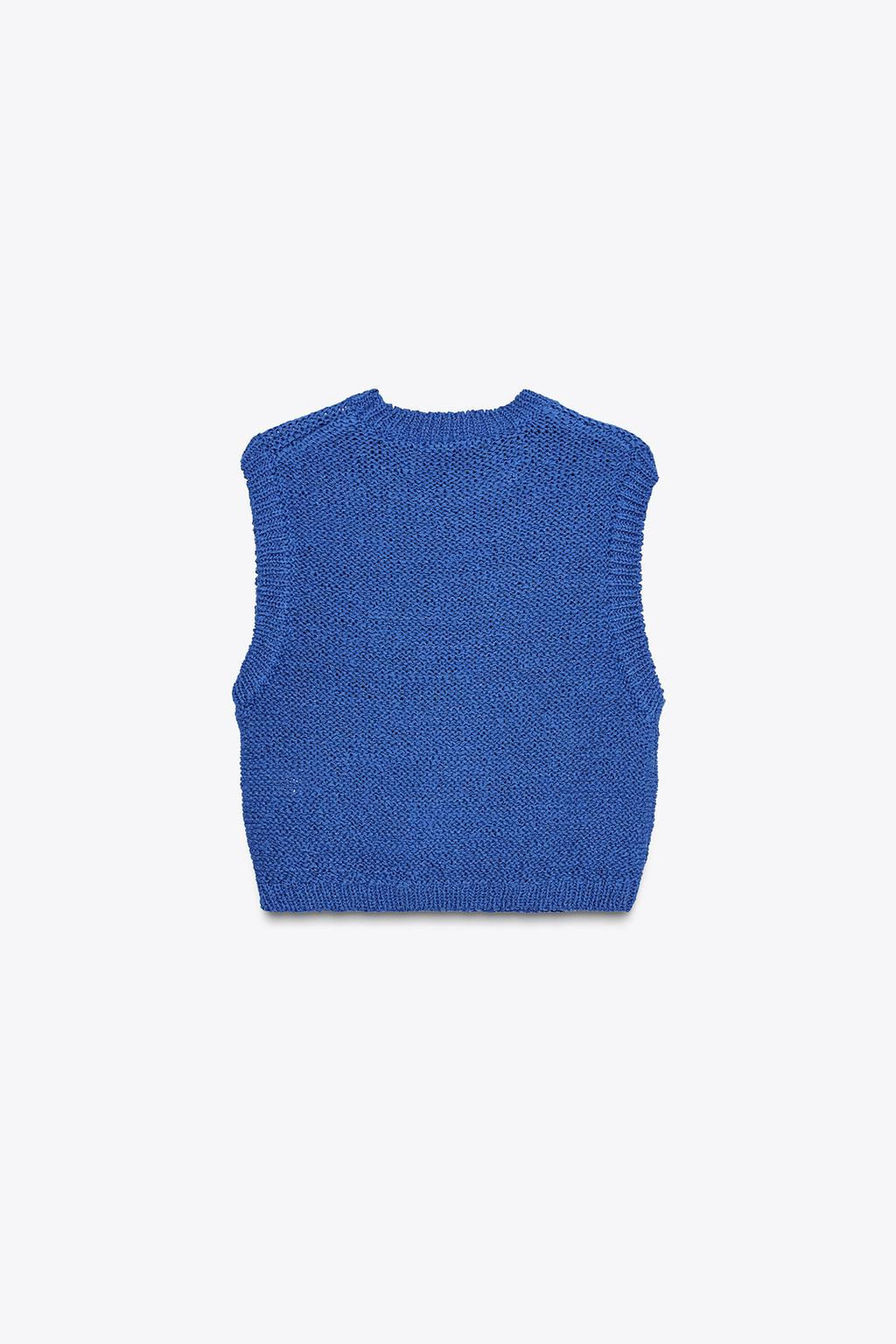 KNIT CROP TOP - Zara фото 6