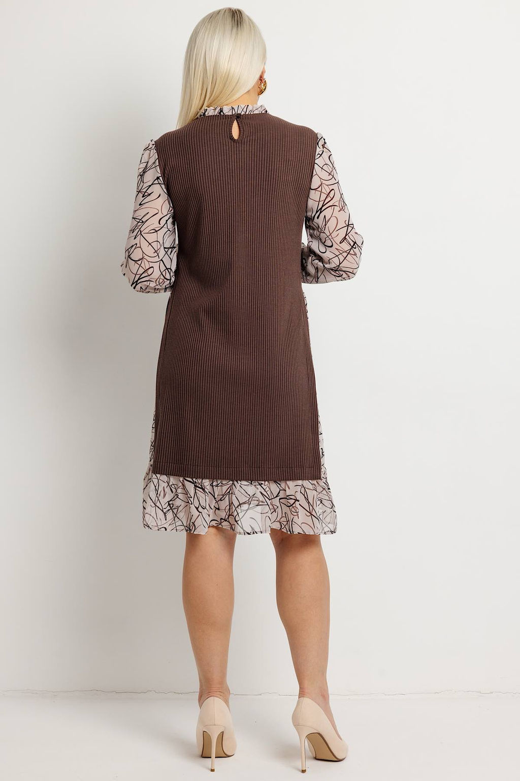 Платье женское 6165/02/Коричневый - Rise фото 3
