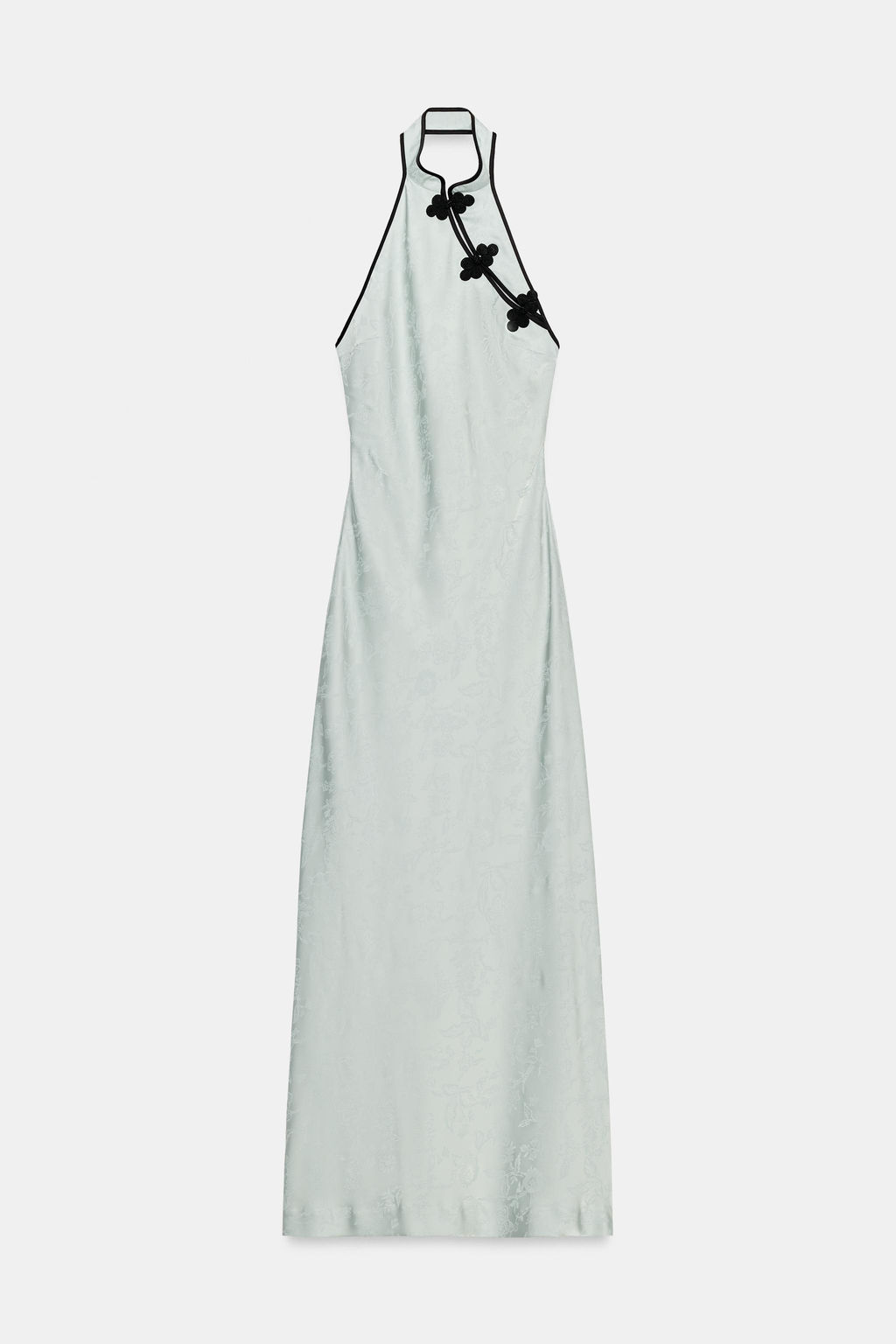 VESTIDO MIDI JACQUARD ALAMARES / Verde agua - Zara фото 5