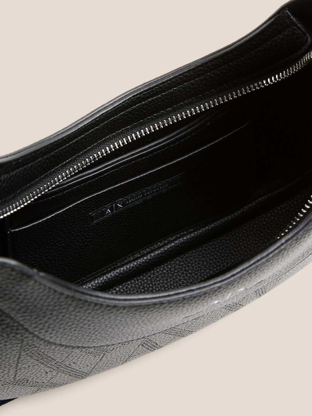 Женская сумка через плечо ARMANI EXCHANGE WAVE TRAFORO Артикул 4368396, черный  фото 4