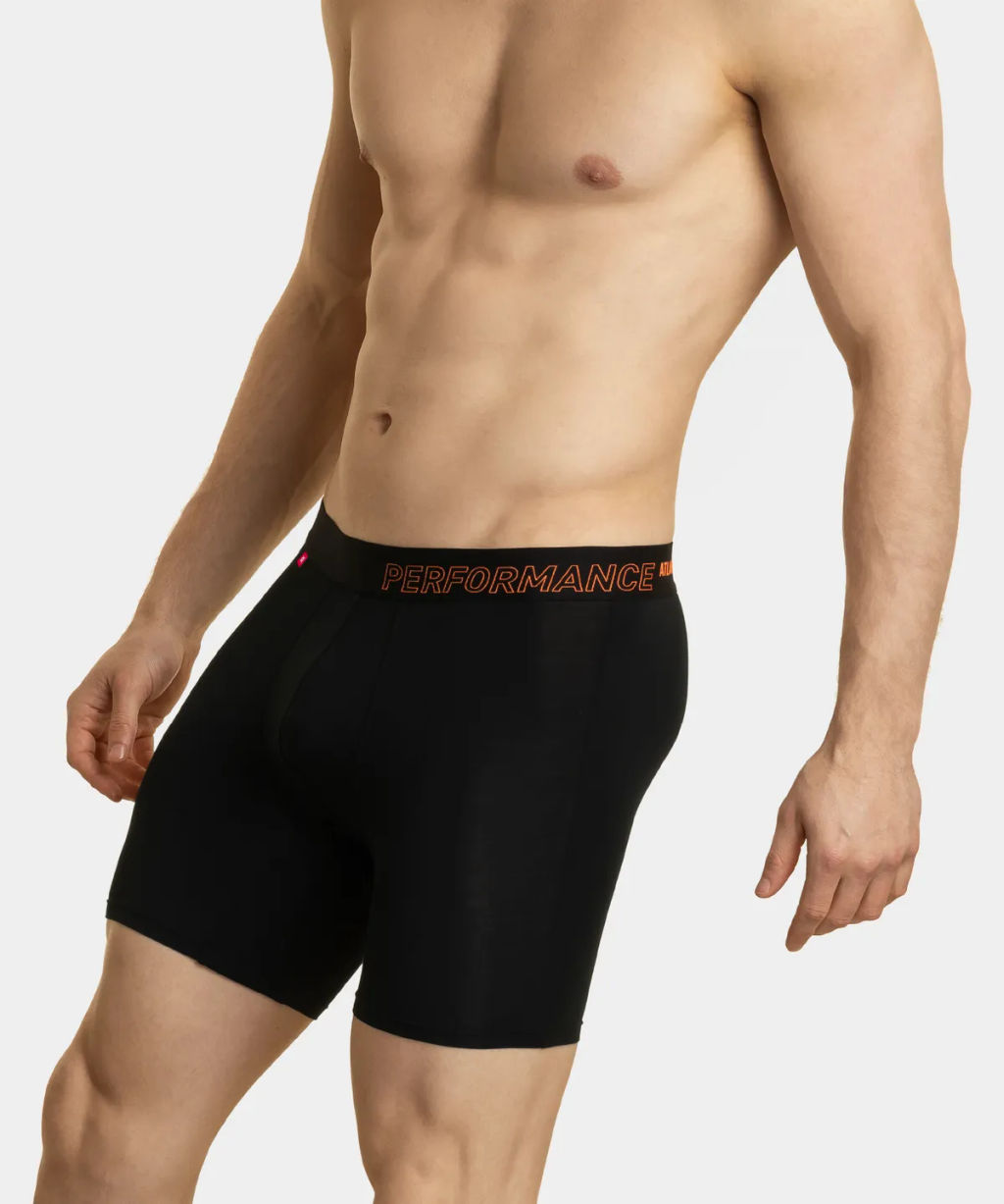 ATLANTIC MH-1181 Трусы шорты Long Performance черный фото 2