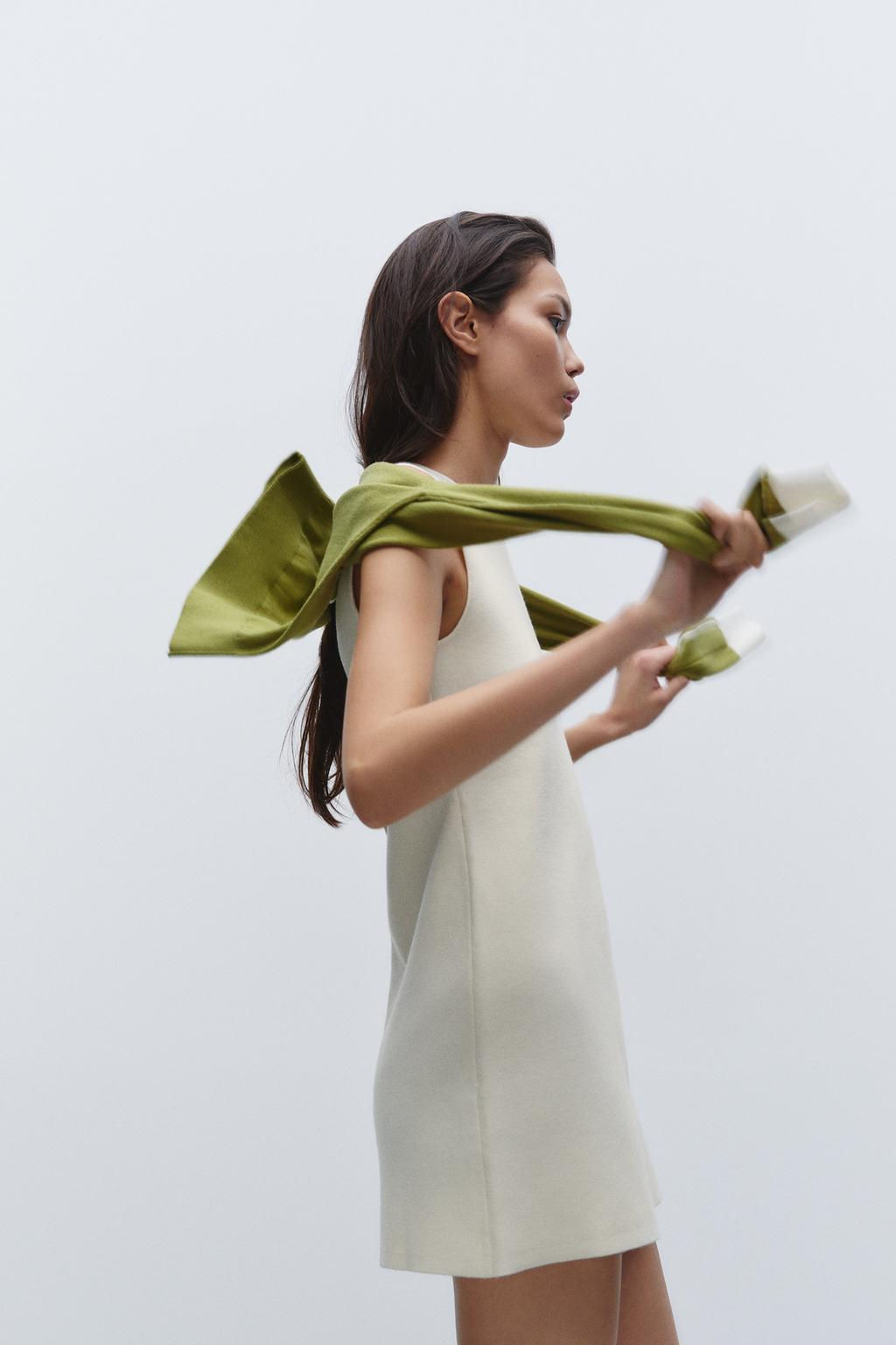 SHORT PLAIN KNIT DRESS - Zara фото 3