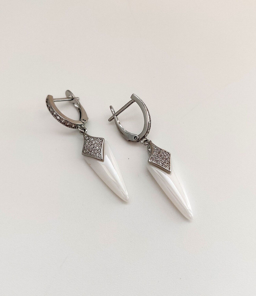 Серьги с керамикой
