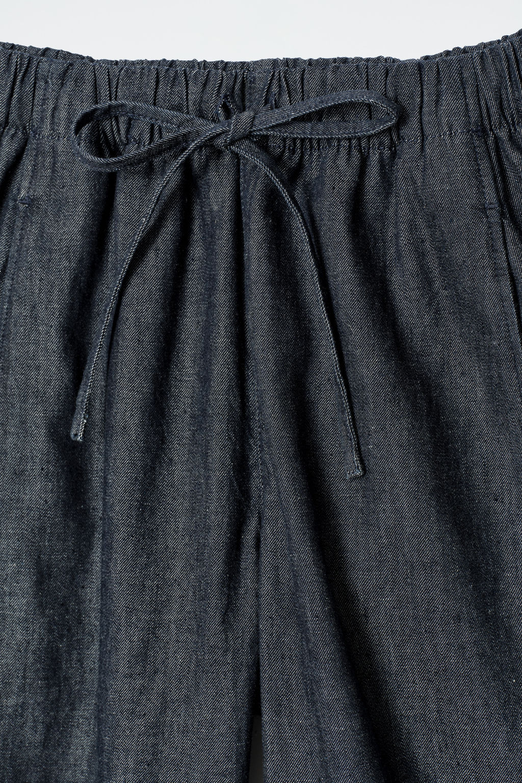 PANTAL?N VAQUERO BARREL LEG CON AJUSTE DE CORD?N - H&m фото 9