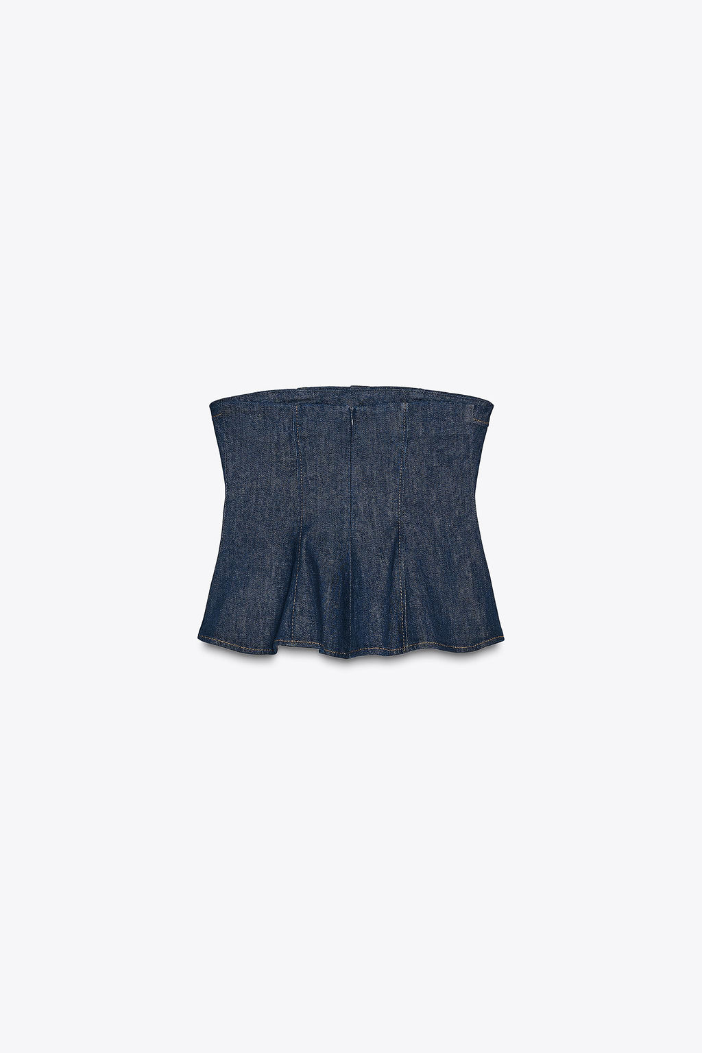 Z1975 DENIM PEPLUM TOP - Zara фото 6