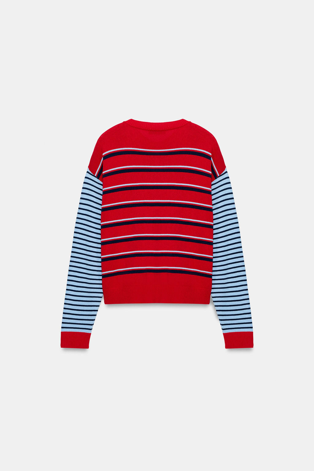 CHAQUETA PUNTO RAYAS / Multicolor - Zara фото 8