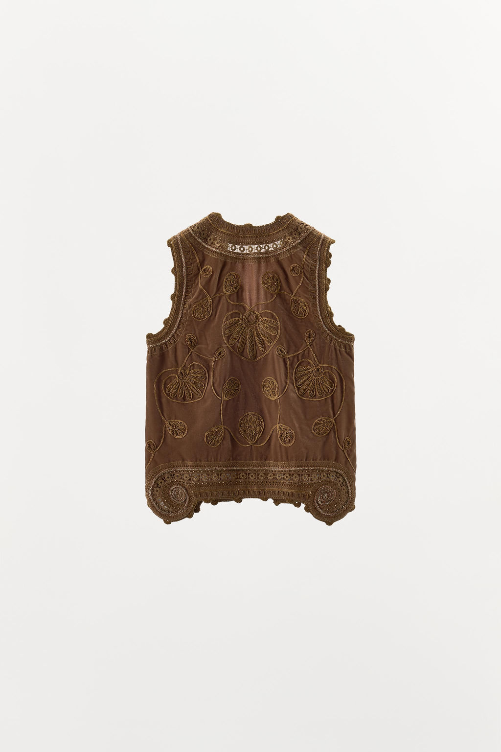 VELVET WAISTCOAT EMBROIDERED BEADS LIMITED EDITION - Zara фото 4