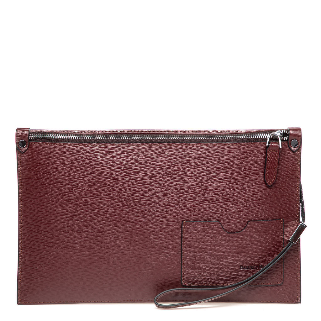 807-3 red, мужской кожаный клатч Barcelo Biagi