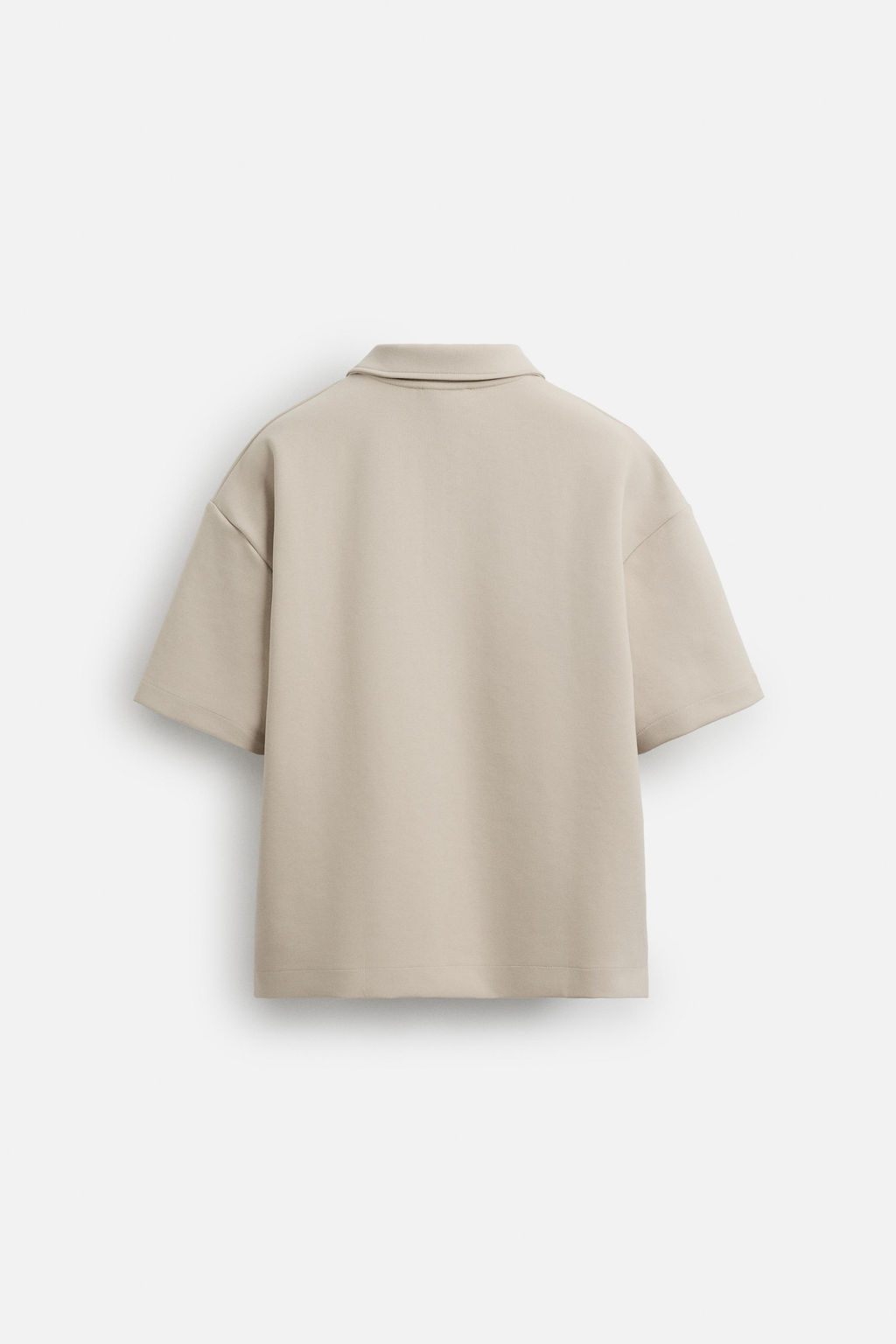TECHNICAL ZIP-UP POLO SHIRT - Zara фото 7