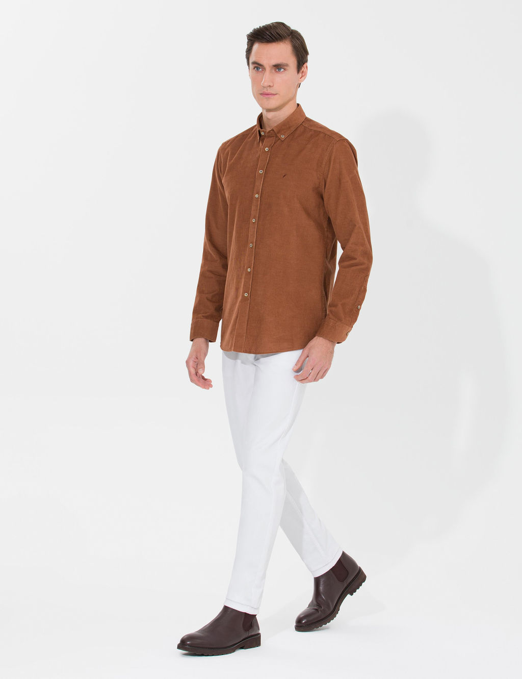 Beyaz Slim Fit Jean Pantolon