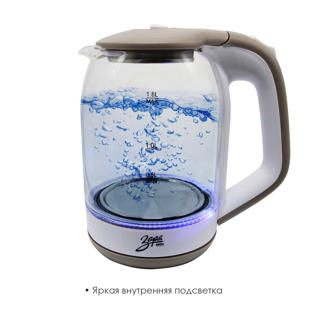 Чайник стеклянный элект. арт. 258-01 - Полимербыт фото 2