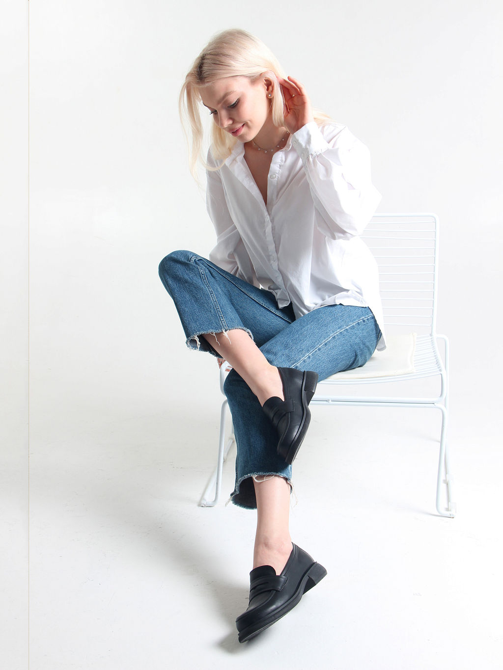 Лоферы туфли 175.патрицияbl. черный