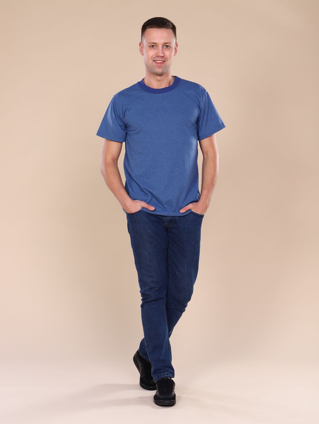 М112 Футболка мужская (синий)