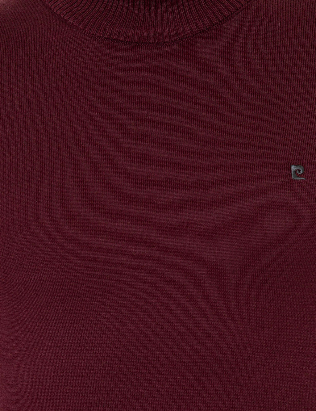Bordo Slim Fit Yar_m Bal_k__ Yaka Basic Triko Kazak - Pierre cardin фото 6