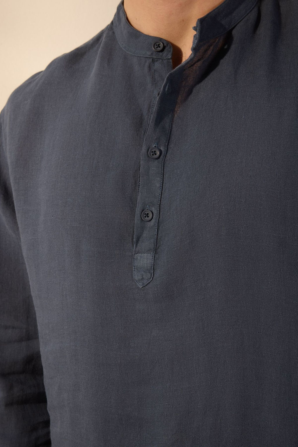 TRENDYOL MAN Kahverengi Regular Limited Edition %100 Keten Gomlek TMNSS24GO00057 - Trendyolmilla фото 12