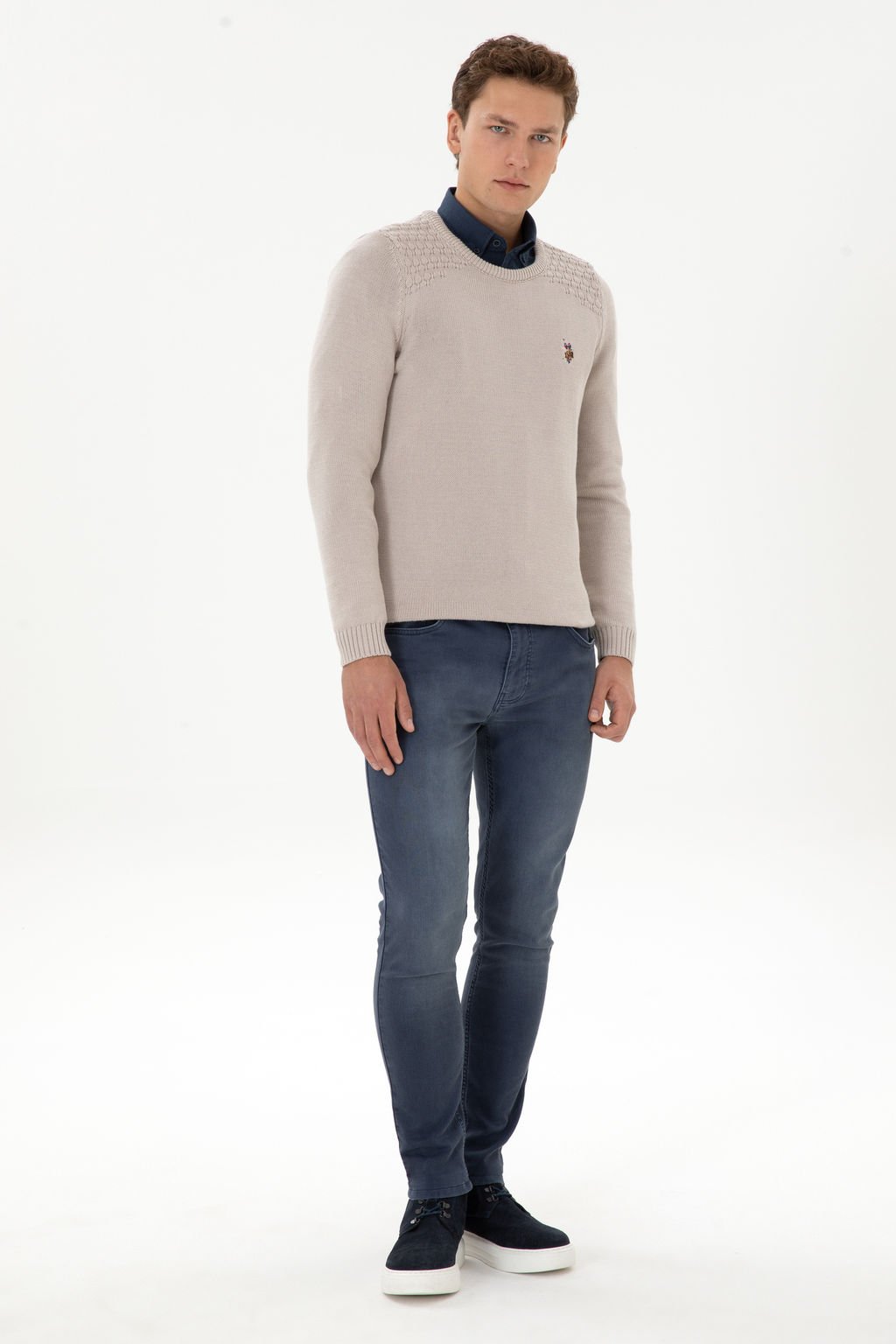 Erkek _ndigo Slim Fit Jean Pantolon - U.s. polo assn фото 9