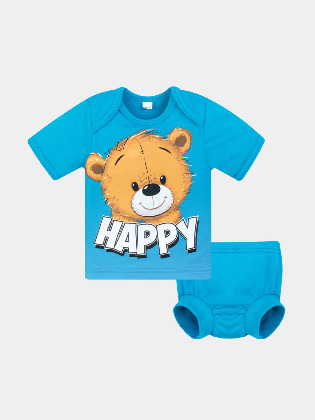 Комплект детский бирюза мишки 706п (86, 52)