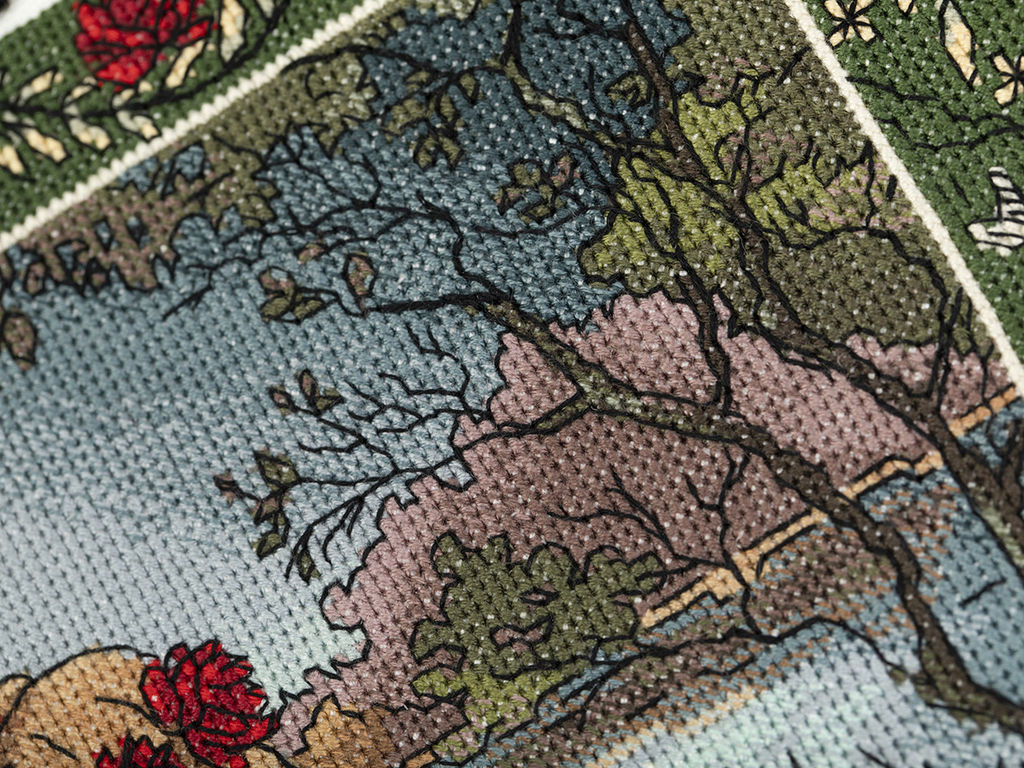 Набор для вышивания PANNA Золотая серия VS-7444 Славянская мифология. Русалка 27 х 36.5 см