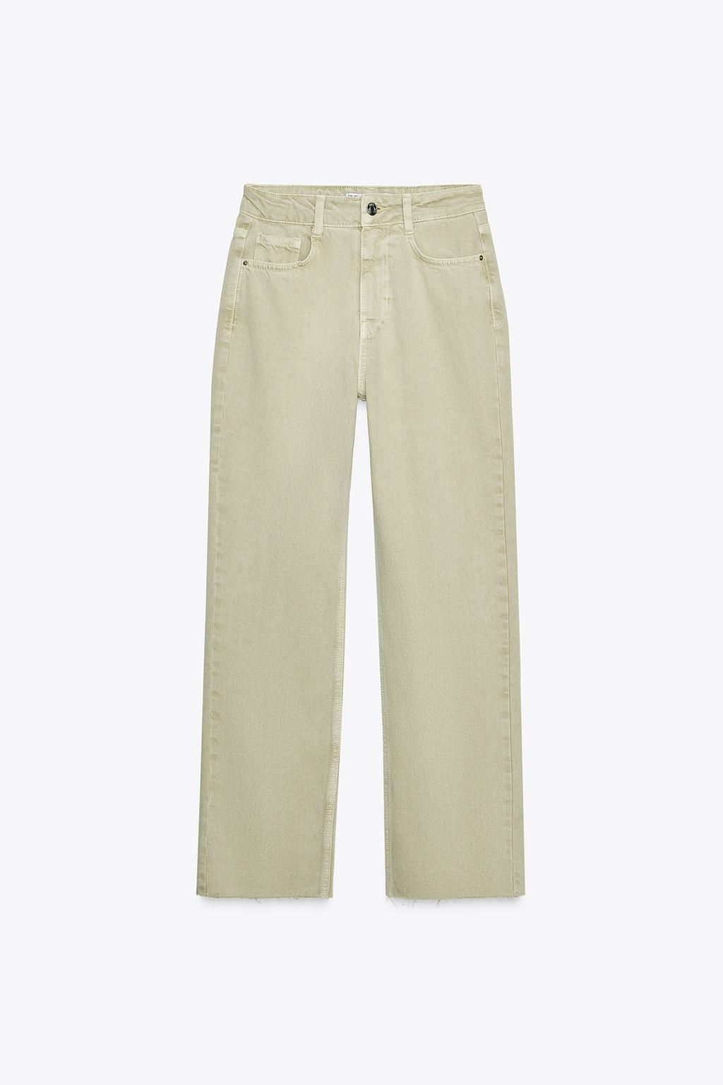 JEANS Z.02 STRAIGHT ANKLE HIGH-WAIST - Zara фото 7