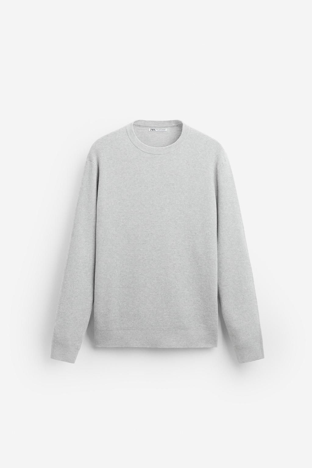 BASIC TEXTURED SWEATER - Zara фото 2