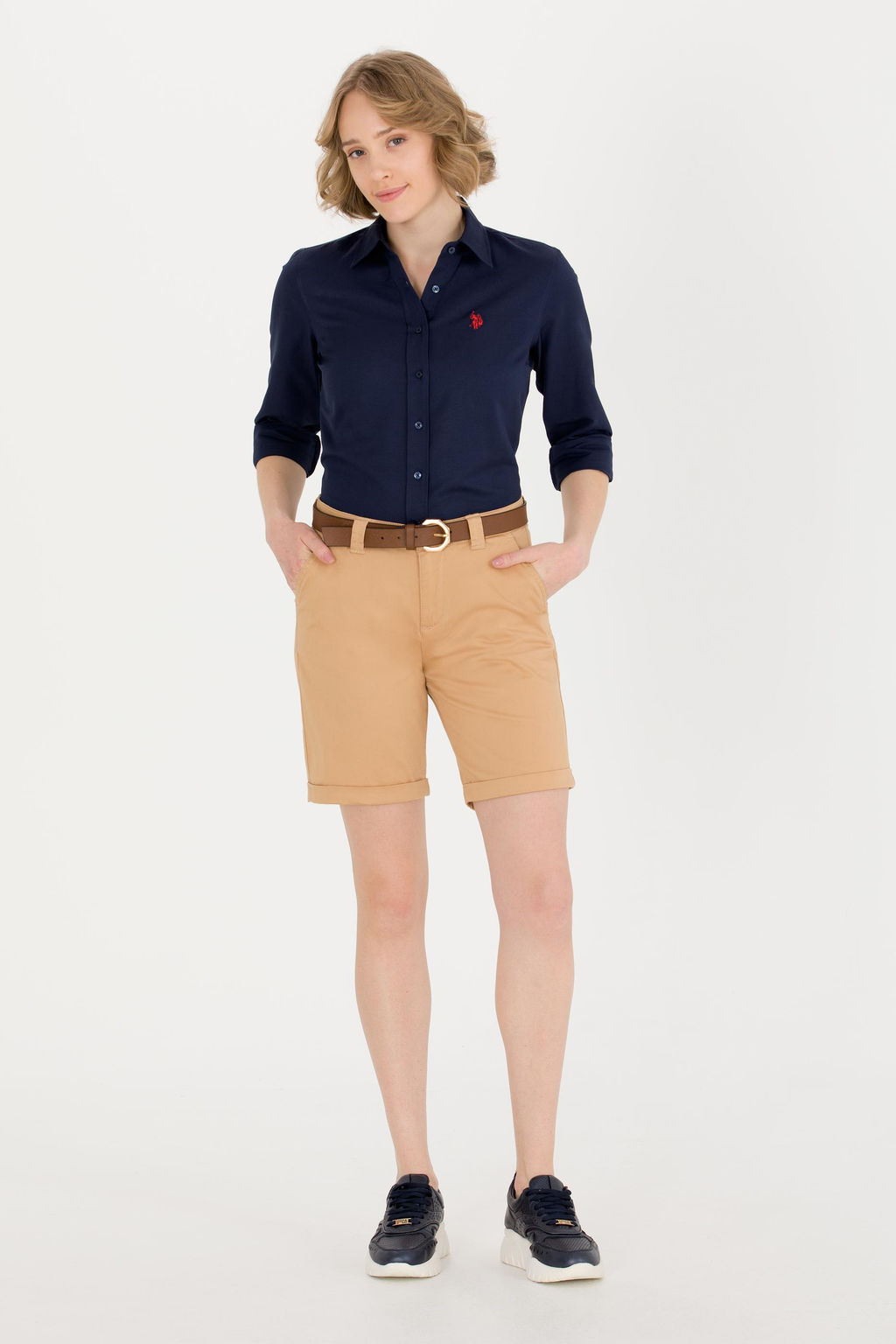 U. S. Polo Assn Женские бермудские капри из верблюжьей шерсти - U.s. polo assn фото 8