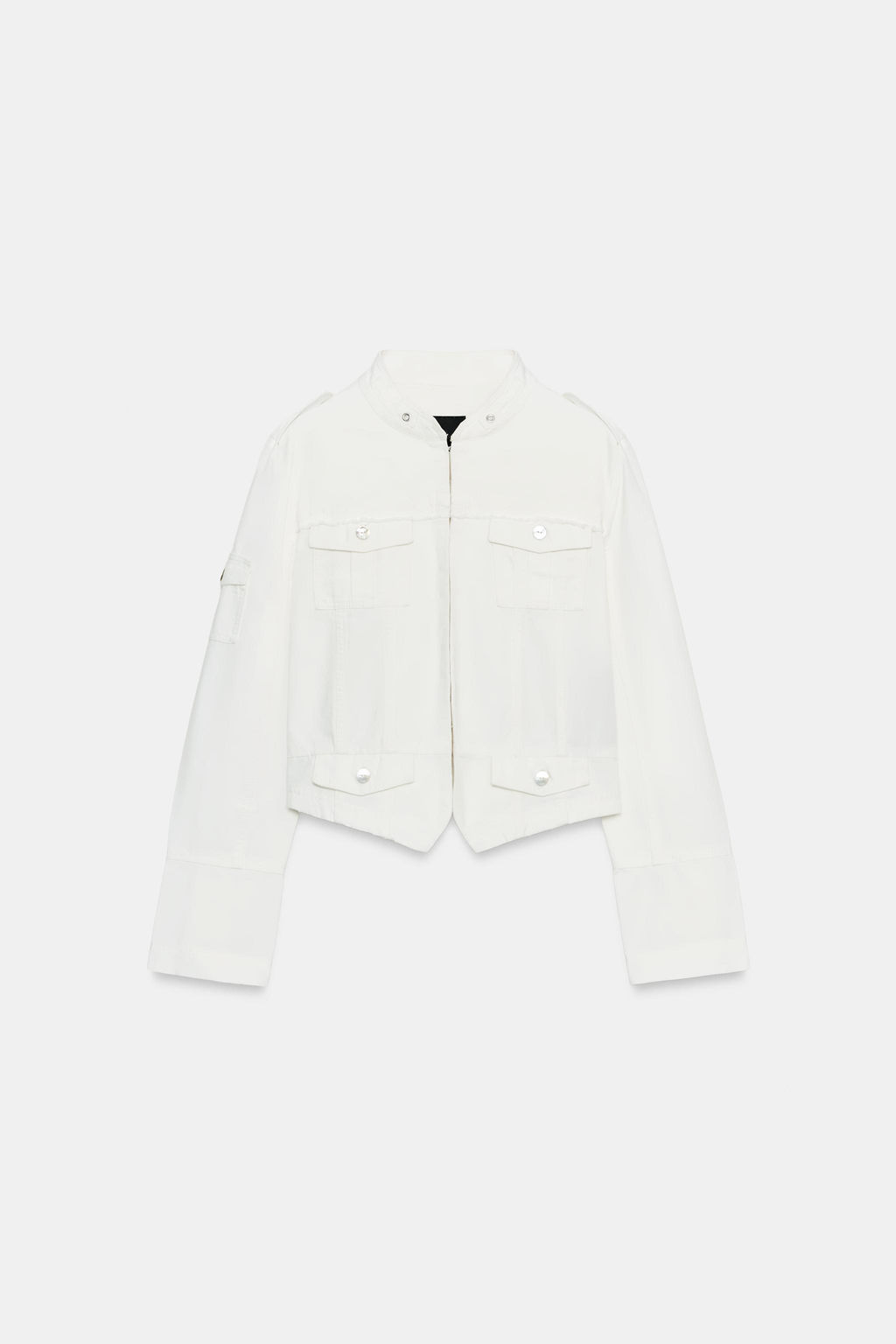 CHAQUETA MULTIBOLSILLOS / Blanco roto - Zara фото 3