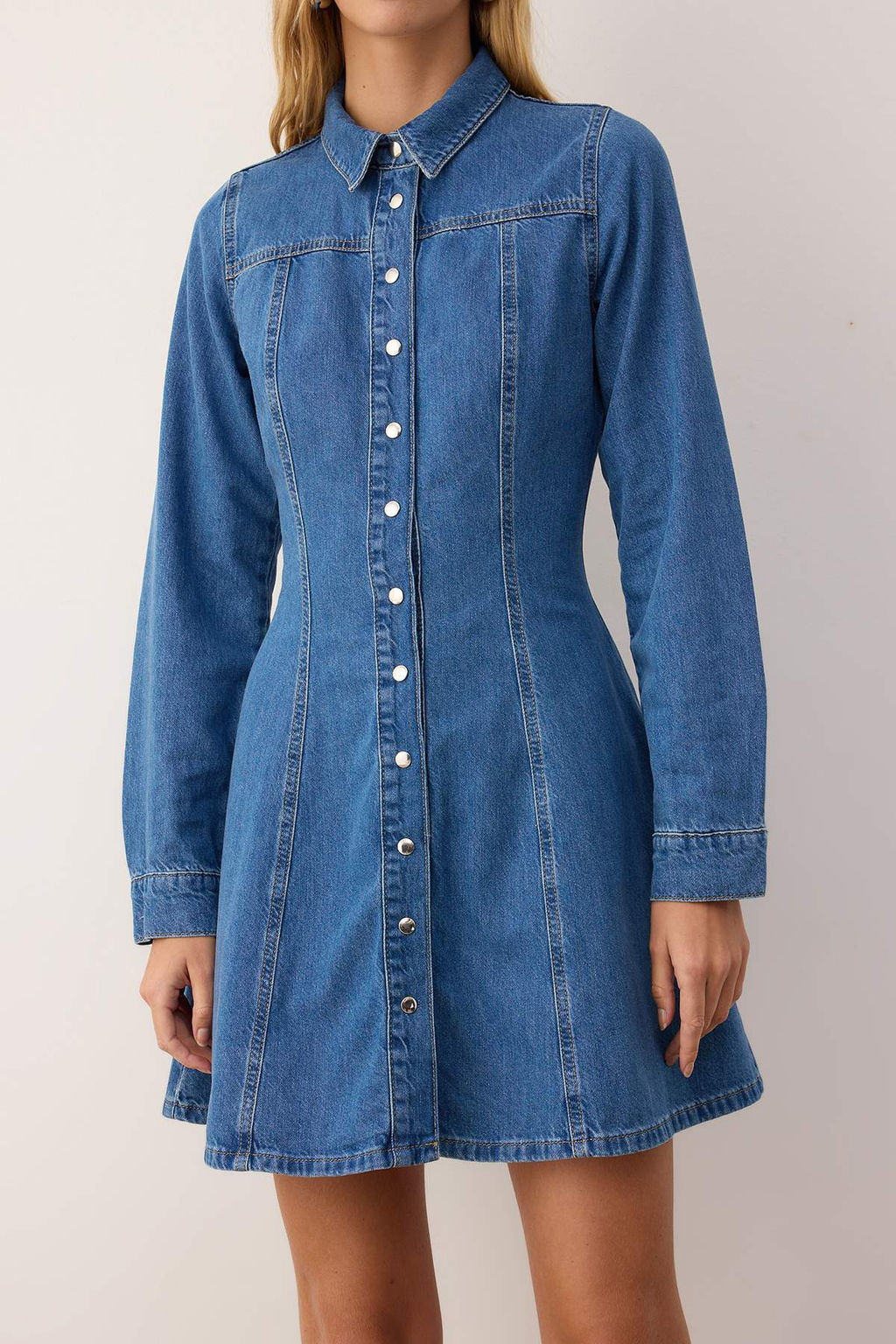 Mavi Mini Denim Gomlek Elbise TWOAW26EL00034