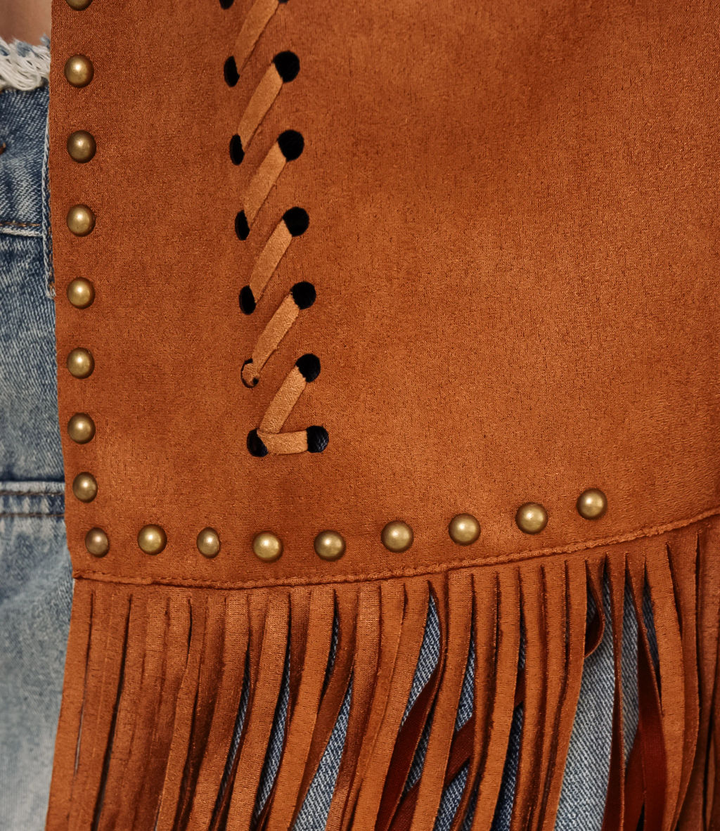 Жилет #КТ88875, коричневый - Dommod фото 5