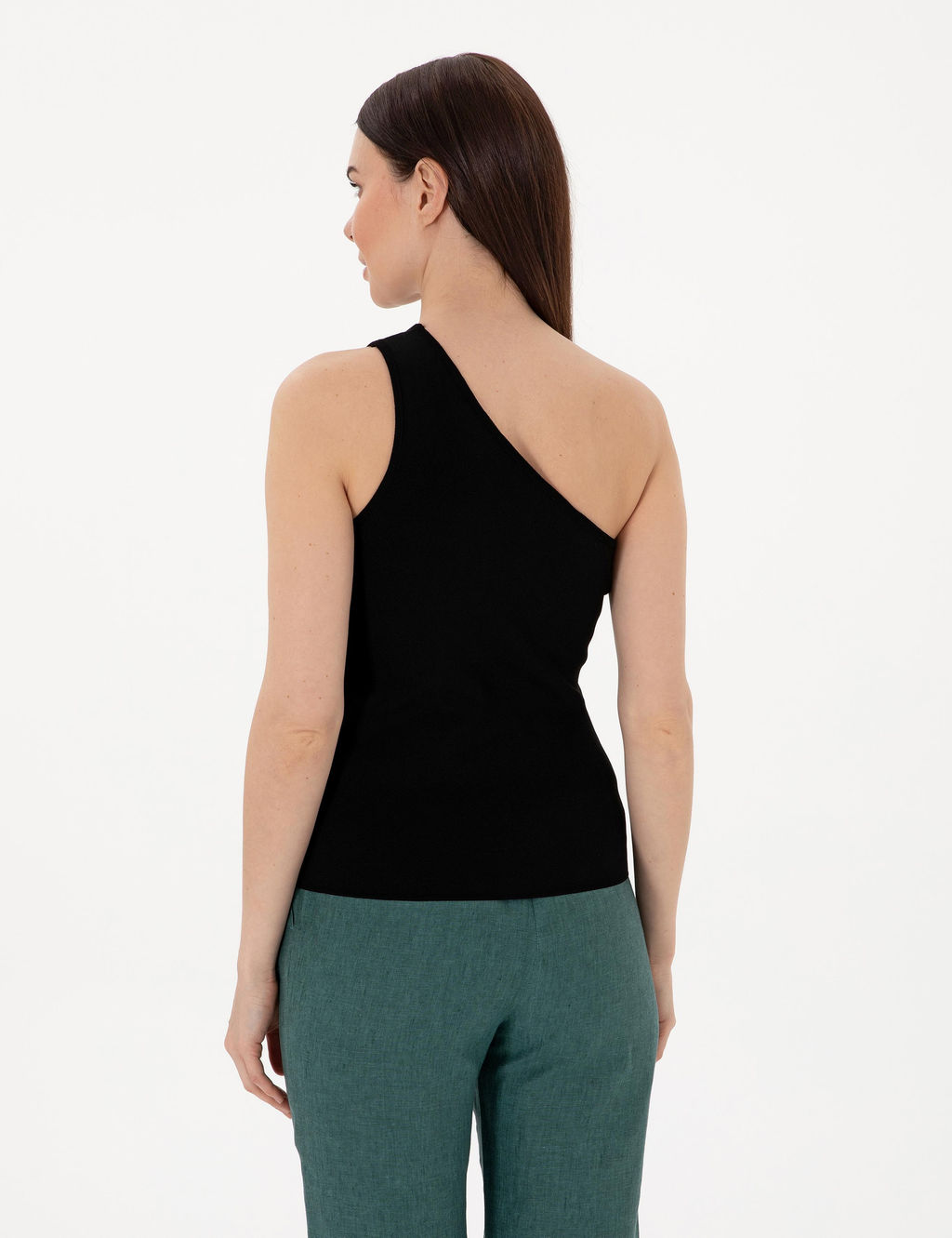 Siyah Slim Fit Triko Ti__rt