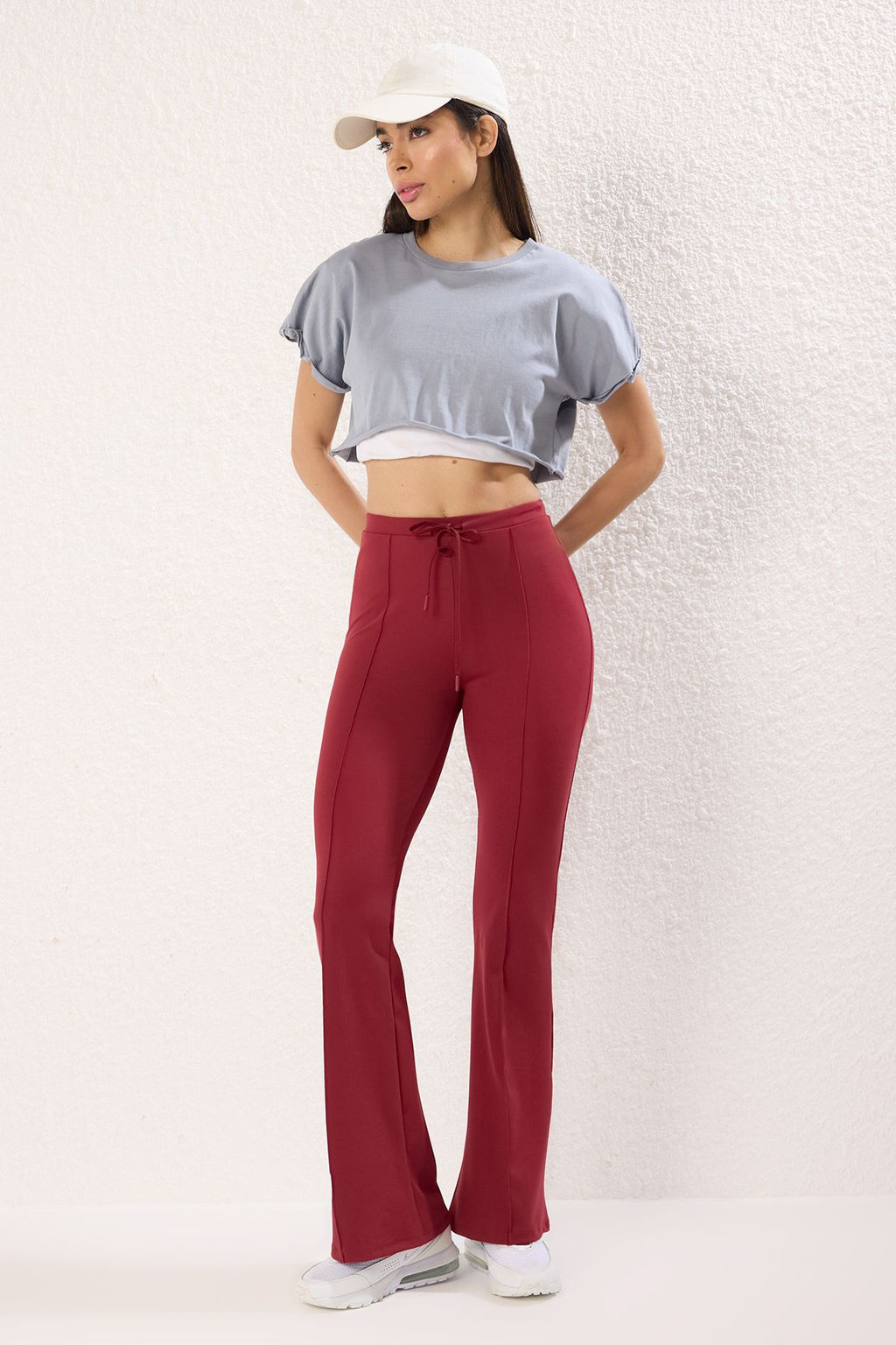 Siyah Dalg?c/Scuba Kumas Baglama Detayl? Spor Orme Esofman Alt? THMSS25EA00003 - Trendyolmilla фото 6