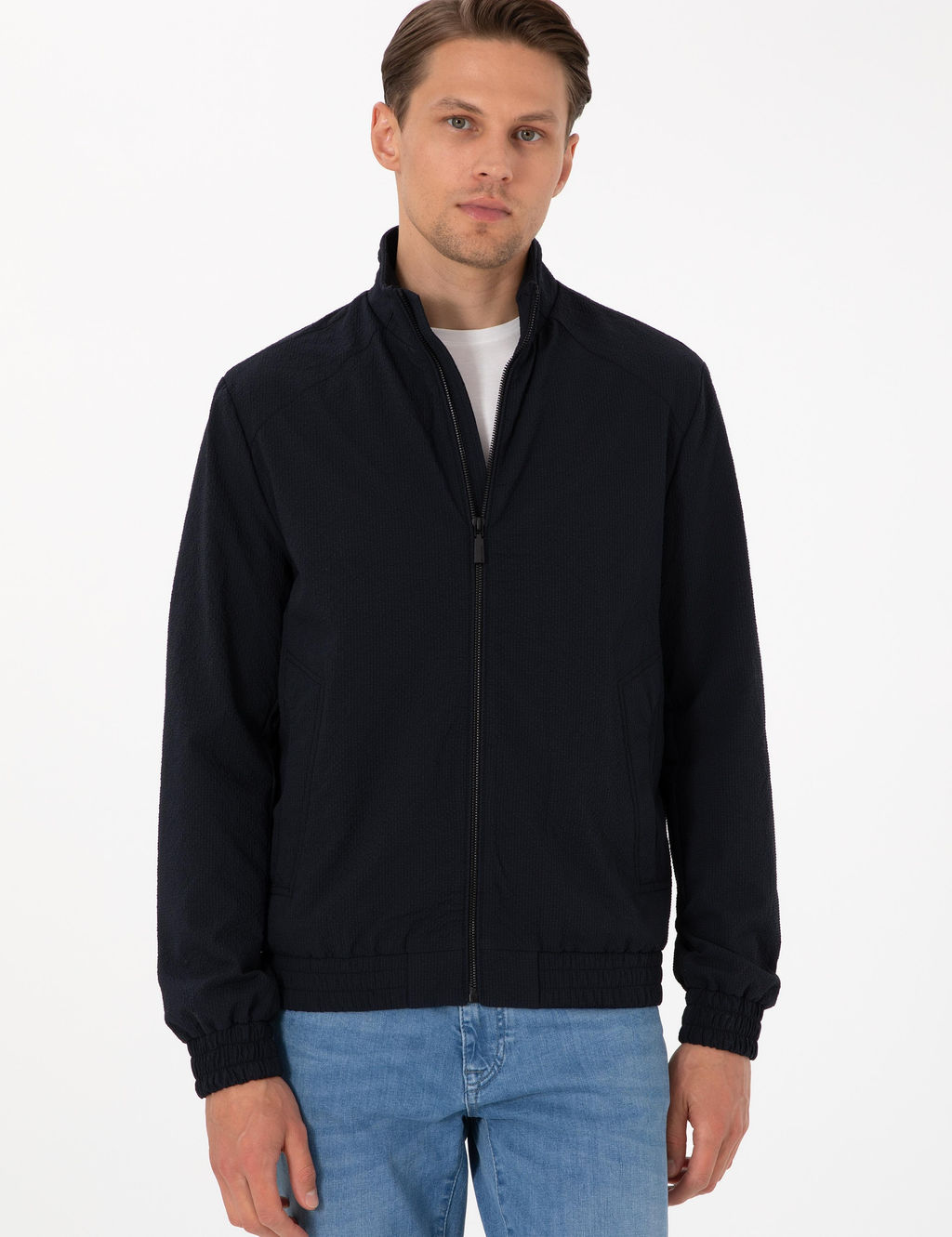 Lacivert Hakim Yaka Mont - Pierre cardin фото 3