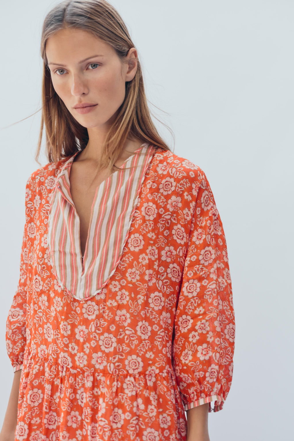 VESTIDO KAFT?N FLORES RAMIO LIMITED EDITION / Estampado - Zara фото 2