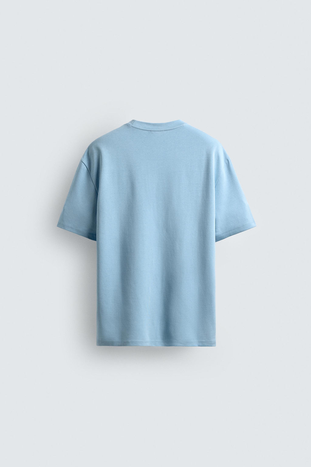 CAMISETA RELAXED FIT INTERLOCK /04 / Azul claro